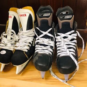 Bundle of 2 hockey skates